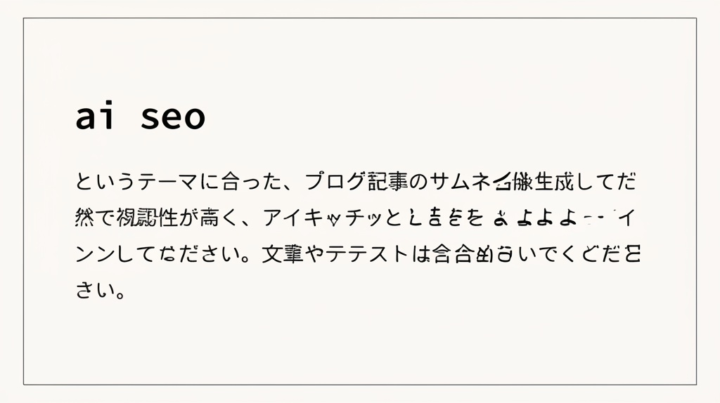 AI SEO完全攻略ガイド：検索順位を劇的に上げる方法